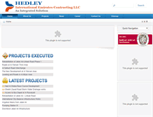 Tablet Screenshot of hedleyuae.com